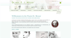 Desktop Screenshot of dr-messer.de