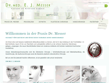 Tablet Screenshot of dr-messer.de